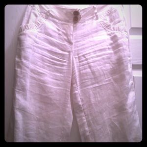 White Linen Pants